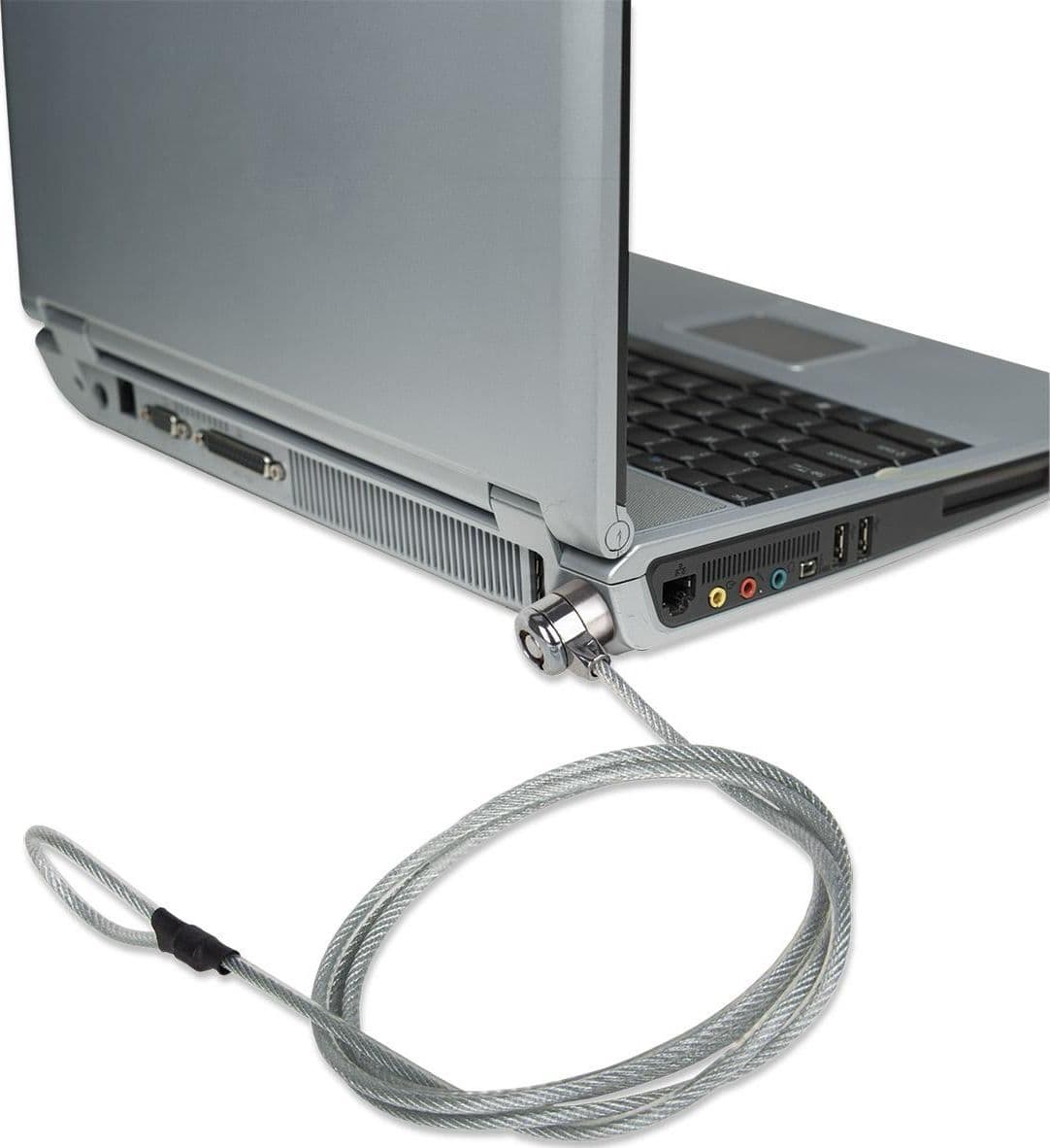 Cavo di Sicurezza in Acciaio con Lucchetto per Notebook e due Chiavi in Lucchetti cavo Scontolo.net - Potenza, commercioVirtuoso.it