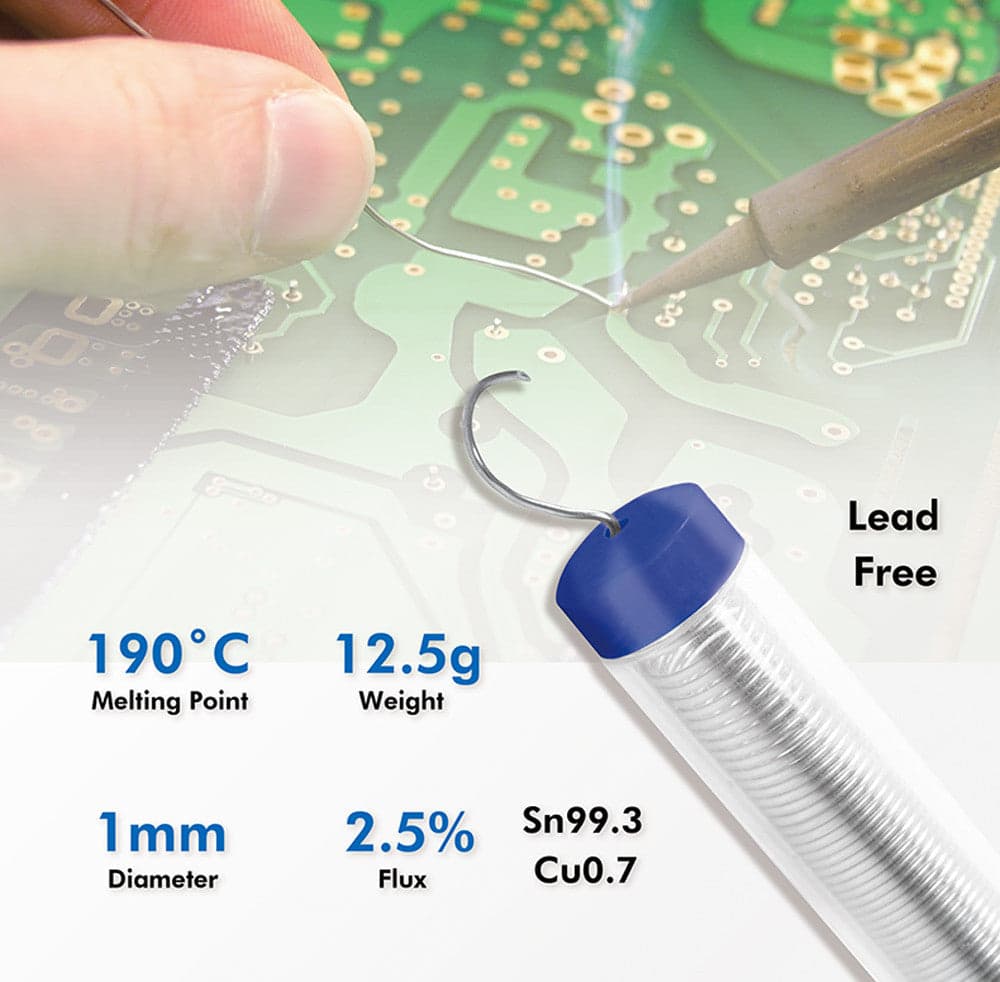 Stagno in Dispenser &oslash 1 mm Senza Piombo Rame 0,7% 12,5g in  Scontolo.net - Potenza, commercioVirtuoso.it
