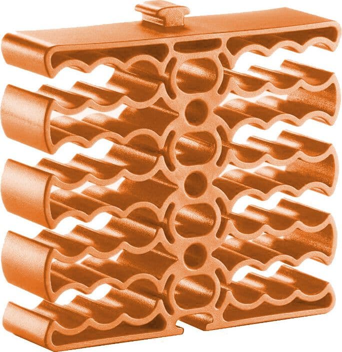Organizzatore Modulare a Pettine per 24 Cavi Ethernet Arancione in Bobine per cavo Scontolo.net - Potenza, commercioVirtuoso.it