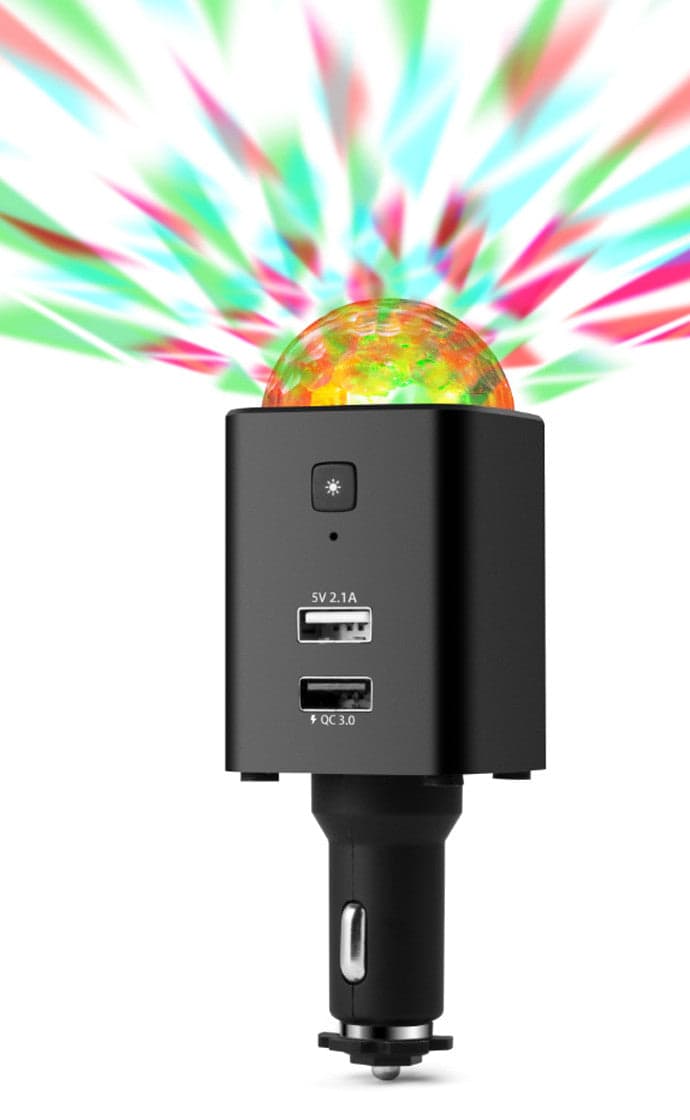 Caricatore da Auto USB-C&trade con Luce Disco TX-159 in Caricabatterie da auto Scontolo.net - Potenza, commercioVirtuoso.it
