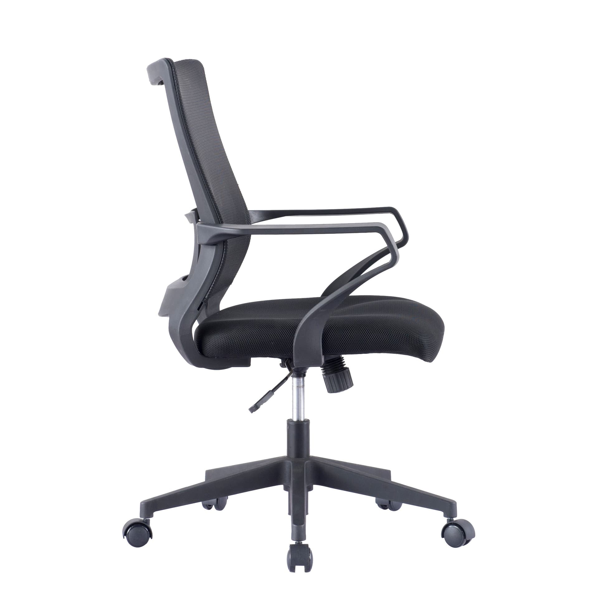 Sedia per Ufficio con Schienale Medio in rete Nero in Sedie da scrivania Scontolo.net - Potenza, commercioVirtuoso.it