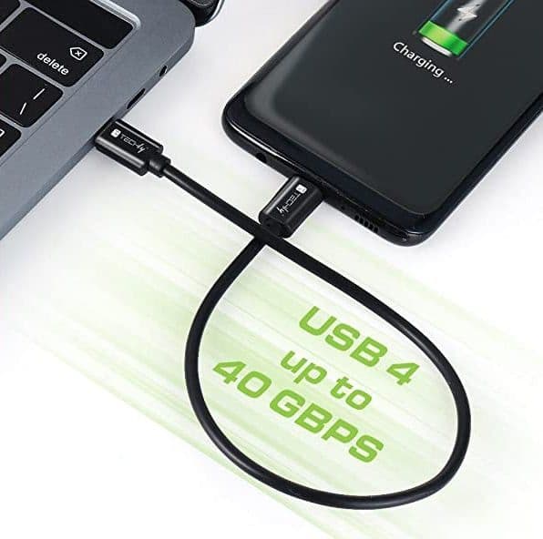 Cavo USB 4 Gen 3 Type-C&trade Thunderbolt M/M E-Mark 8K 40Gbps 100W PD 0,8m Nero in  Scontolo.net - Potenza, commercioVirtuoso.it