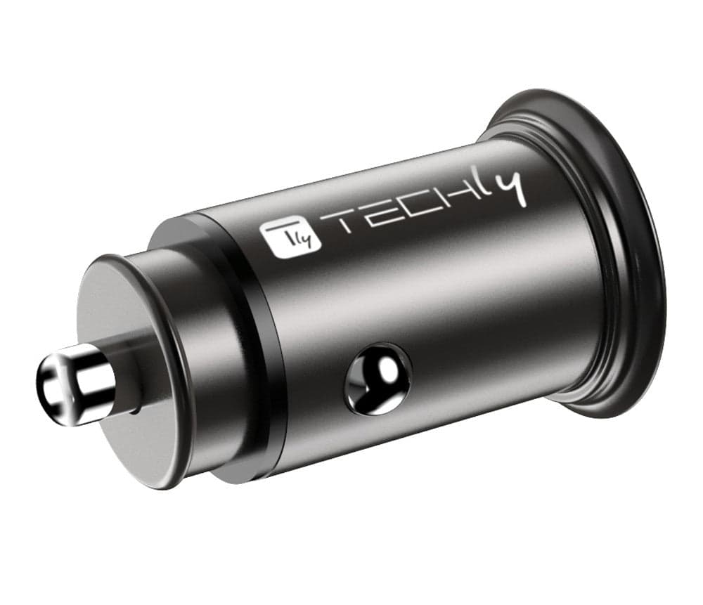 Mini Caricatore da Auto USB-A e USB-C&trade Ricarica rapida 38W Metallo Nero in Caricabatterie da auto Scontolo.net - Potenza, commercioVirtuoso.it