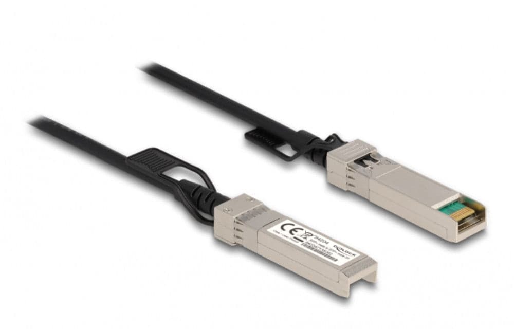 Cavo in Rame Twinax Passivo con Connettori SFP+ 10Gb 1m Nero in  Scontolo.net - Potenza, commercioVirtuoso.it