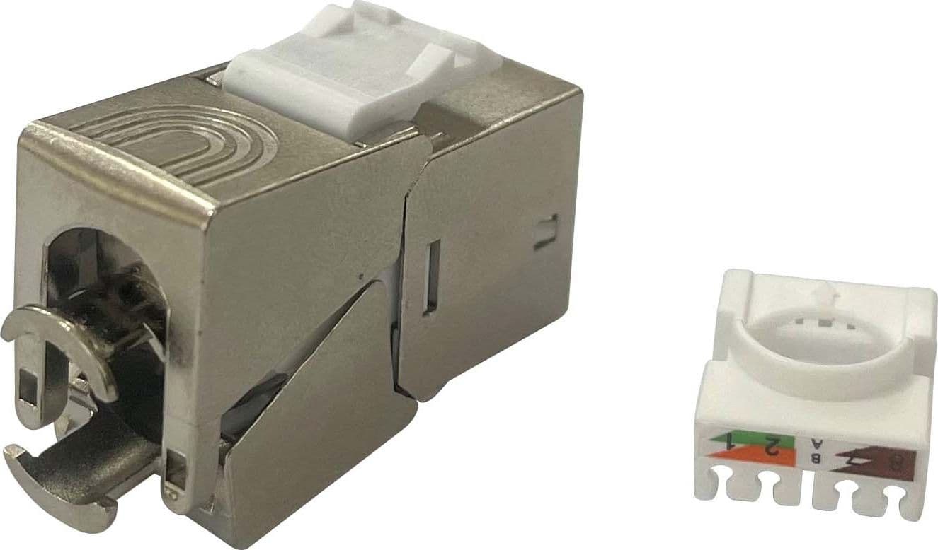 Frutto Keystone RJ45 Cat.6A Slim STP Tool Free 14.06mm in Cavi Ethernet Scontolo.net - Potenza, commercioVirtuoso.it