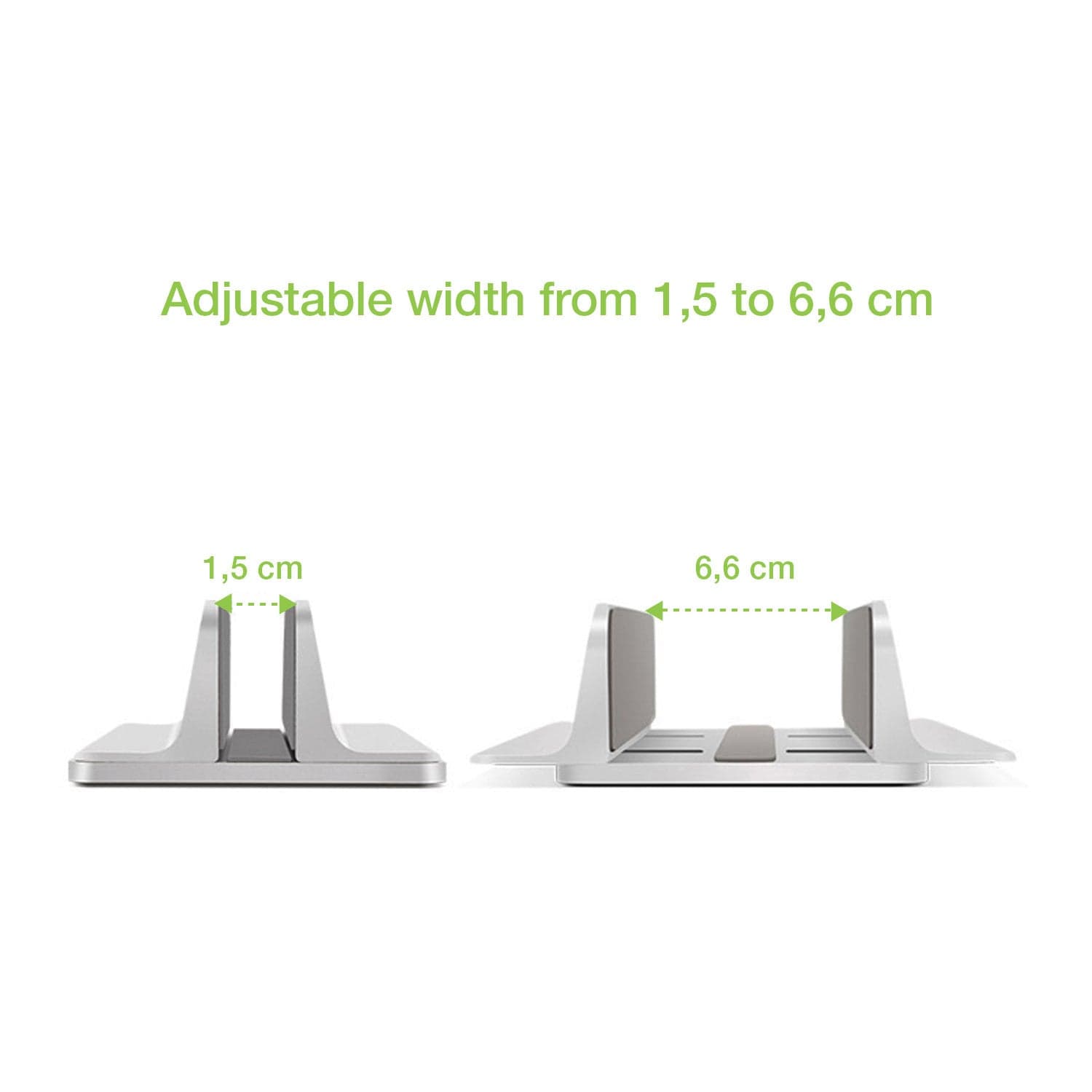 Supporto Verticale per Notebook in Alluminio in  Scontolo.net - Potenza, commercioVirtuoso.it