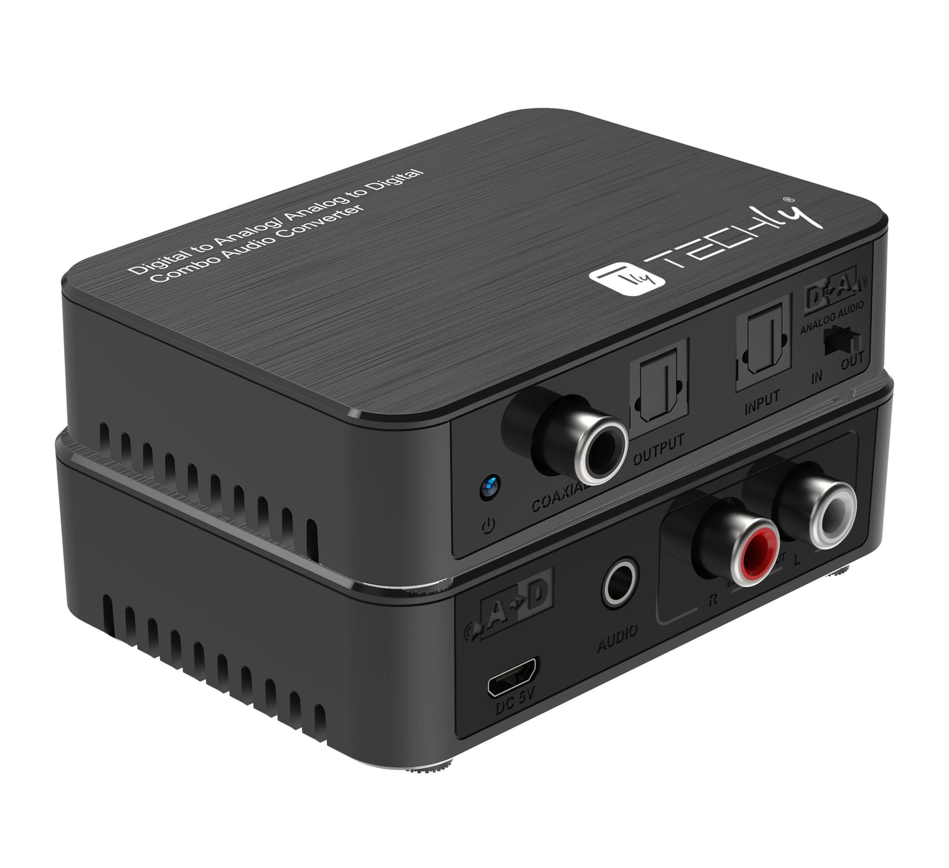 Convertitore Audio da Digitale ad Analogico / da Analogico a Digitale SPDIF Toslink Stereo 3,5'' in Convertitori D-A Scontolo.net - Potenza, commercioVirtuoso.it