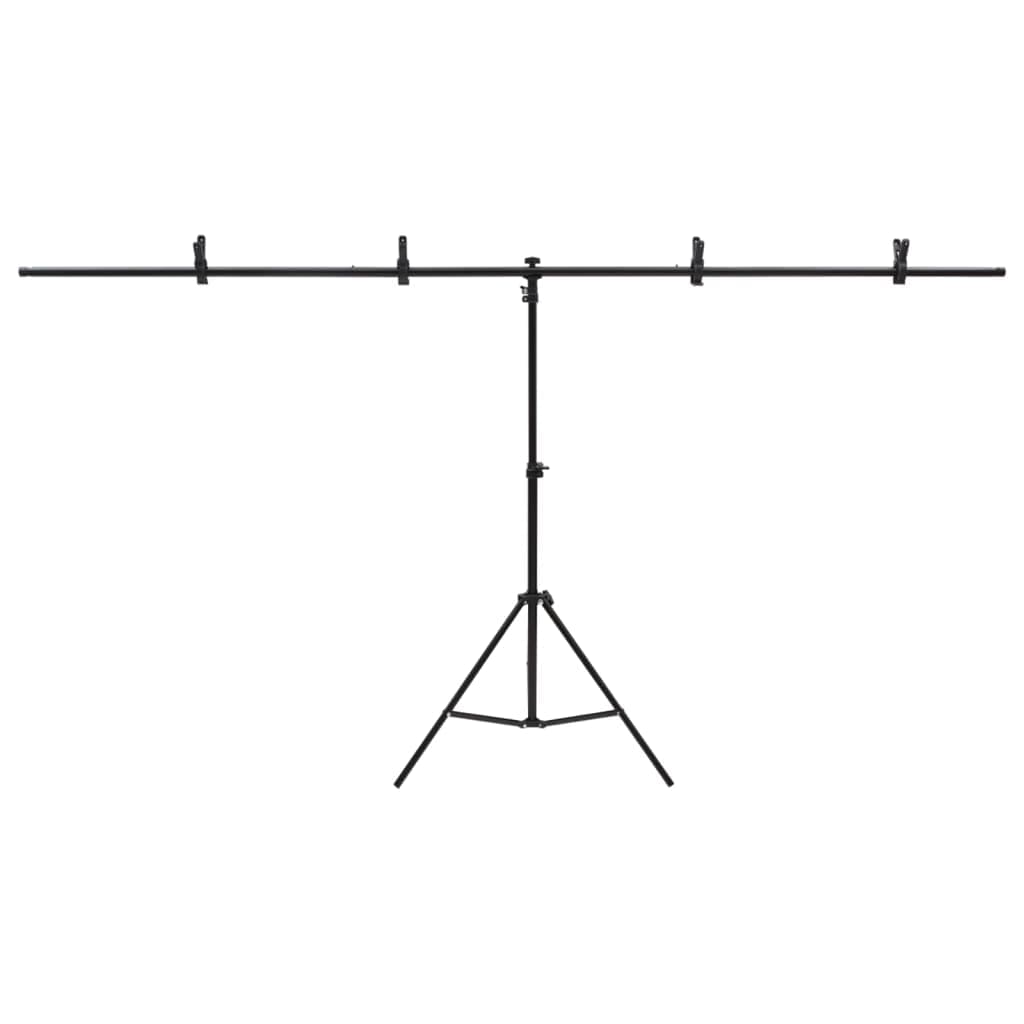 Supporto per Sfondo a T Nero 201x60x(70-200) cm in Supporti per sfondi Esplodia - Napoli, commercioVirtuoso.it