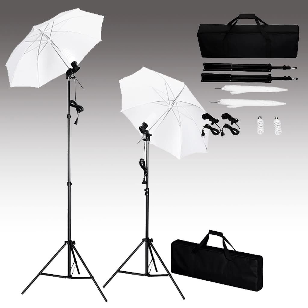 Kit Studio Fotografico con Fondali Luci e Ombrelli in Luci per set fotografico Esplodia - Napoli, commercioVirtuoso.it