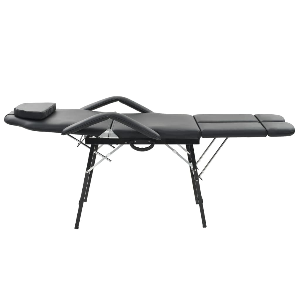 Lettino da Massaggio Portatile in Similpelle 185x78x76 cm Nero in Lettini Esplodia - Napoli, commercioVirtuoso.it