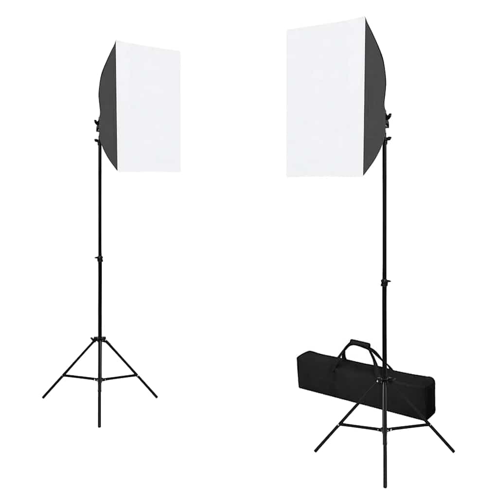 Kit Studio Fotografico con Luci Ombrelli Argento Bianco Fondale Nero e Riflettore in Luci per set fotografico Esplodia - Napoli, commercioVirtuoso.it