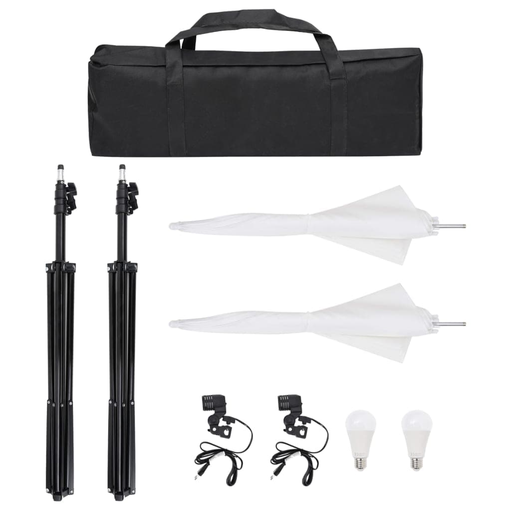 Kit Studio Fotografico con Set Luci Ombrelli Fondale Bianco Riflettore Portatile in Soft Box Esplodia - Napoli, commercioVirtuoso.it