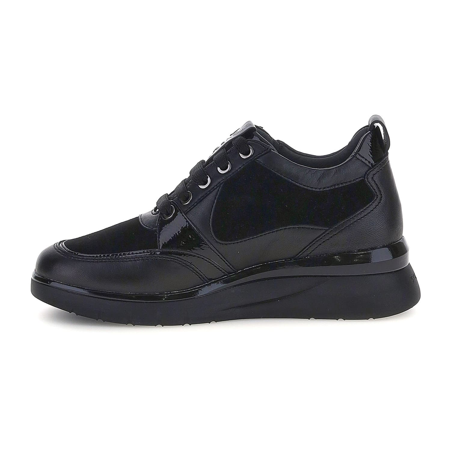 Stonefly sneakers donna Cleryn 16 pelle e camoscio nero 221685 in Sneaker casual Teresi Calzature - Marsala, commercioVirtuoso.it