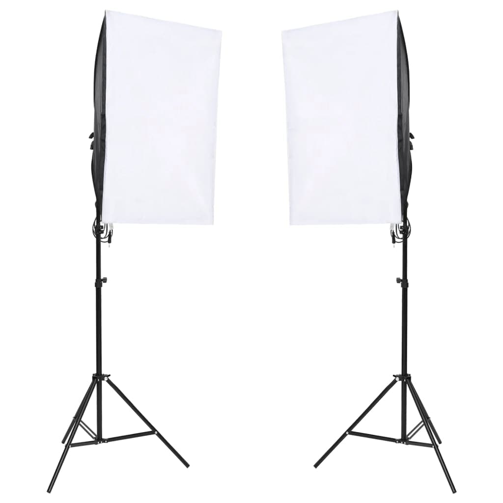 Kit Studio Fotografico con Set Luci Softbox e Fondale  40 x 60 cm (L x P) Verde in Soft Box Esplodia - Napoli, commercioVirtuoso.it