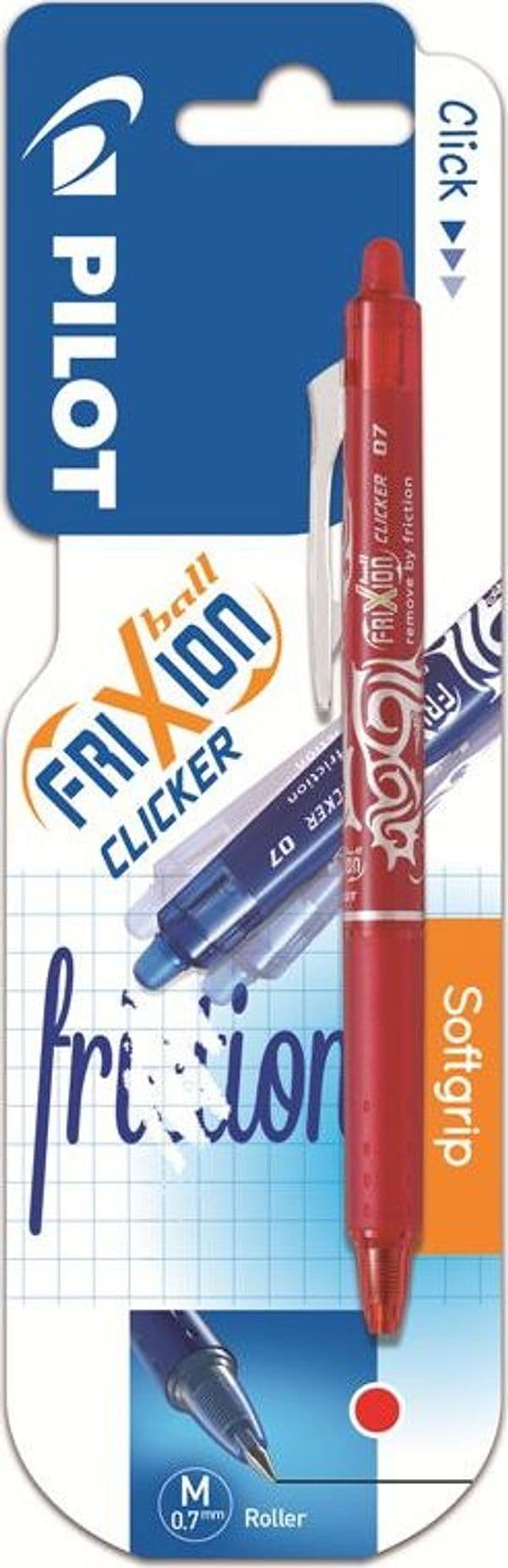 Pilot Penna A Sfera Frixion Cliker Cancellabile Rosso