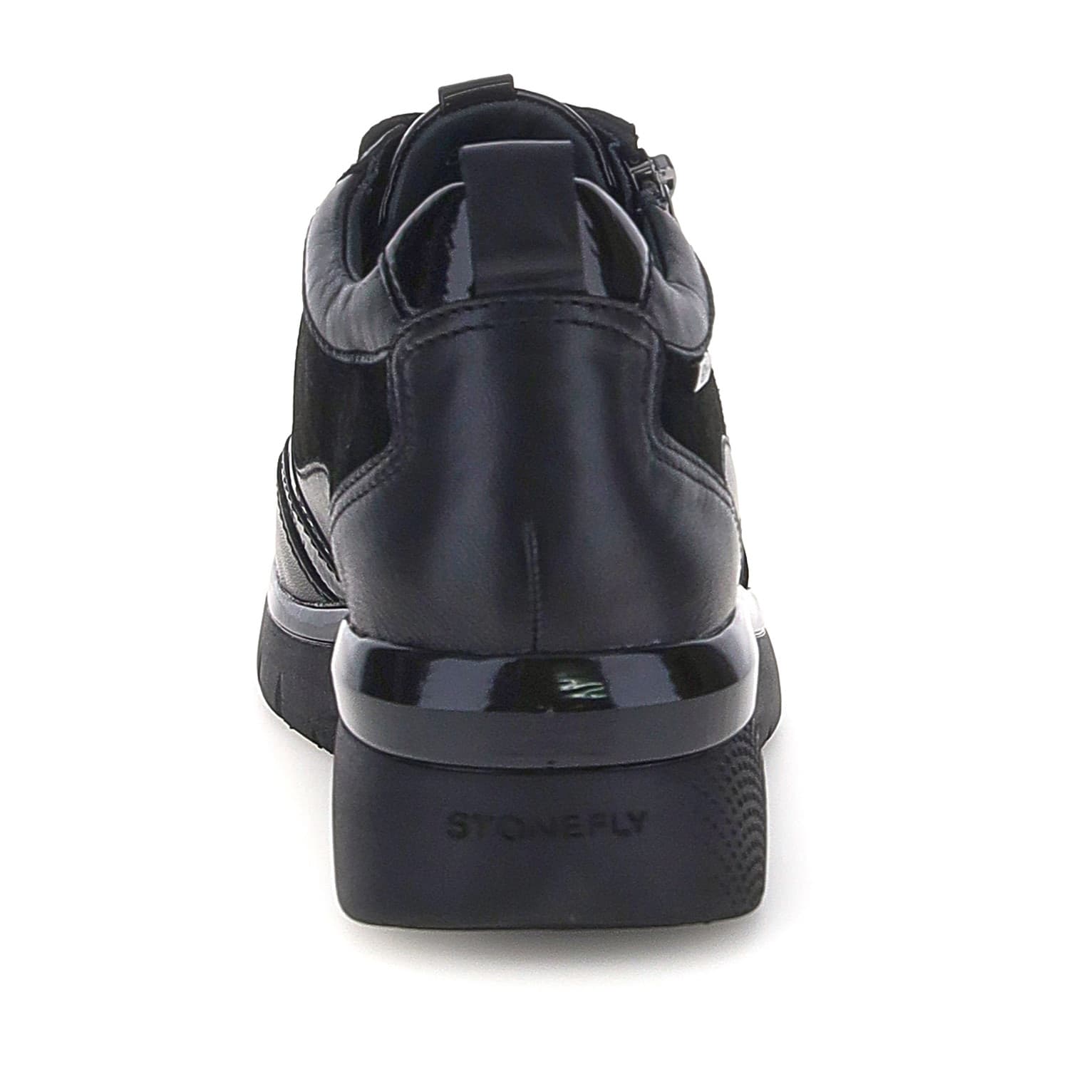 Stonefly sneakers donna Cleryn 16 pelle e camoscio nero 221685 in Sneaker casual Teresi Calzature - Marsala, commercioVirtuoso.it