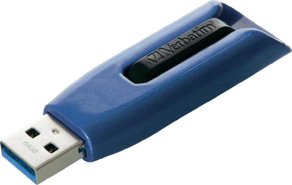 Memoria USB 3.0 Verbatim Retrattile 128GB Blu in  Scontolo.net - Potenza, commercioVirtuoso.it