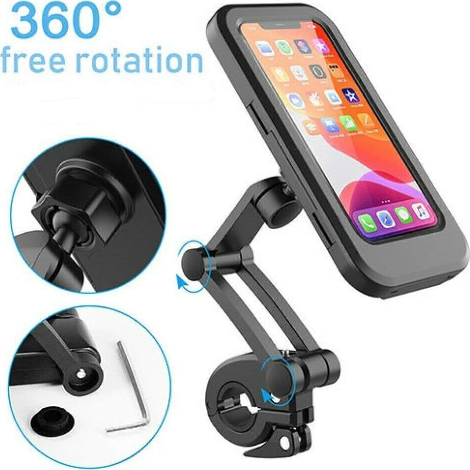 Supporto Custodia Porta Cellulare Impermeabile Per Moto Bici Fino 6.7" Hl-69 Sport e Tempo Libero > Ciclismo > Porta Cellulari per Bici > Sport Trade Shop italia - Napoli, Commerciovirtuoso.it