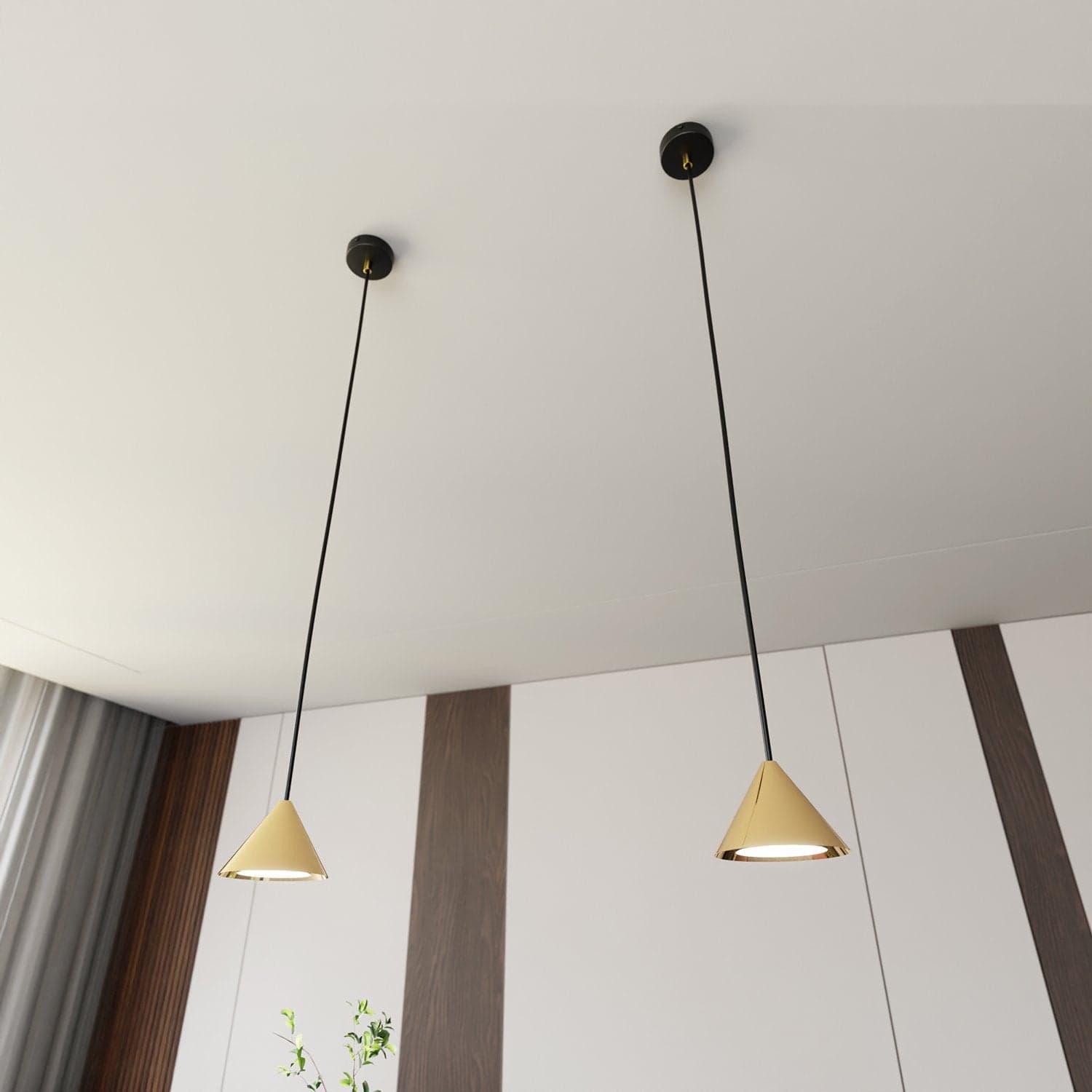 Sospensione Minimal Elit 1 Luce In Acciaio Nero in Lampade a sospensione LuceArt - Montecorvino Pugliano, commercioVirtuoso.it