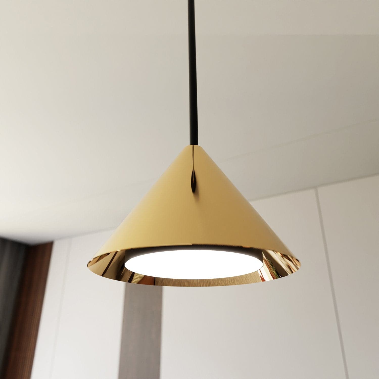 Sospensione Minimal Elit 1 Luce In Acciaio Nero in Lampade a sospensione LuceArt - Montecorvino Pugliano, commercioVirtuoso.it