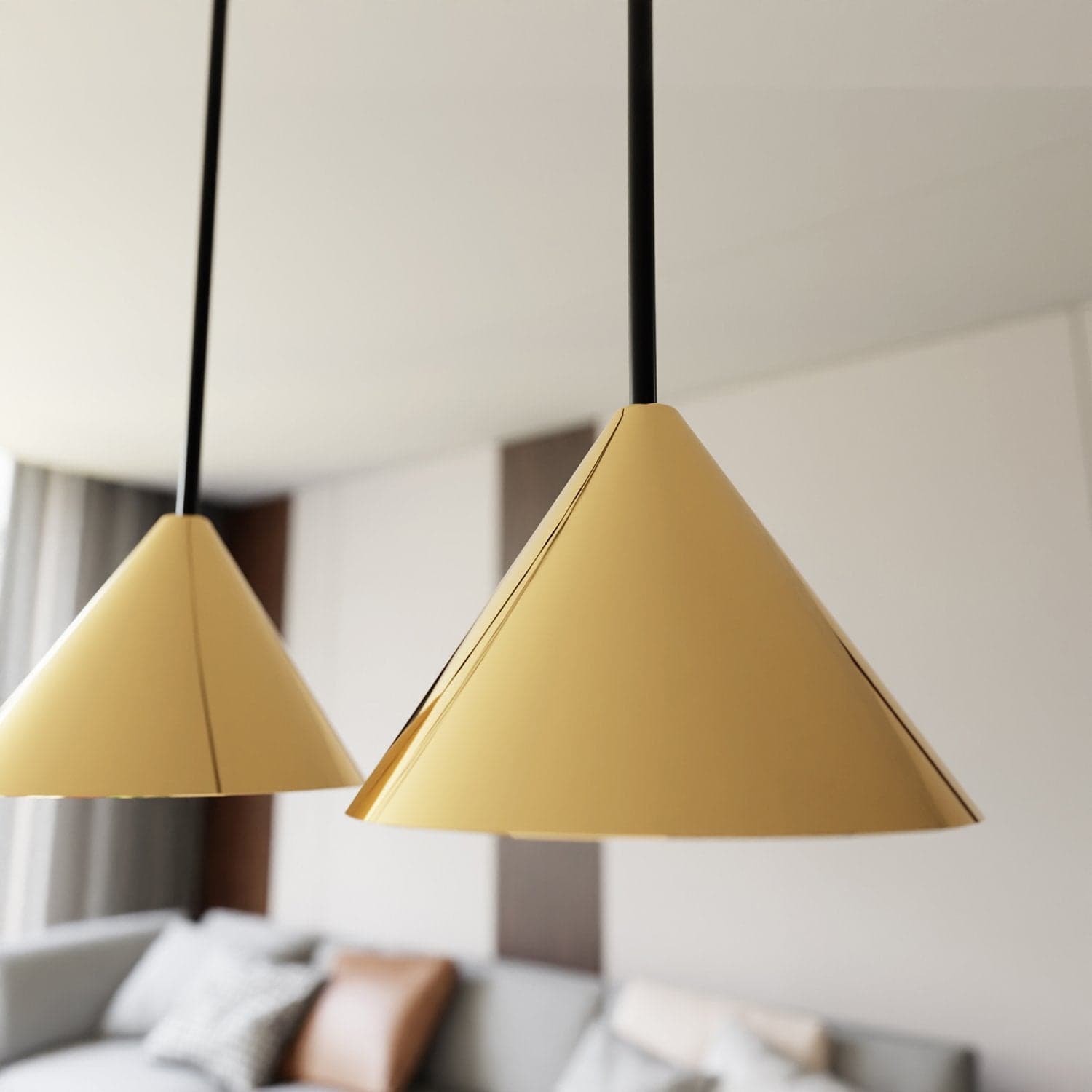 Sospensione Minimal Elit 6 Luci In Acciaio Nero in Lampade a sospensione LuceArt - Montecorvino Pugliano, commercioVirtuoso.it