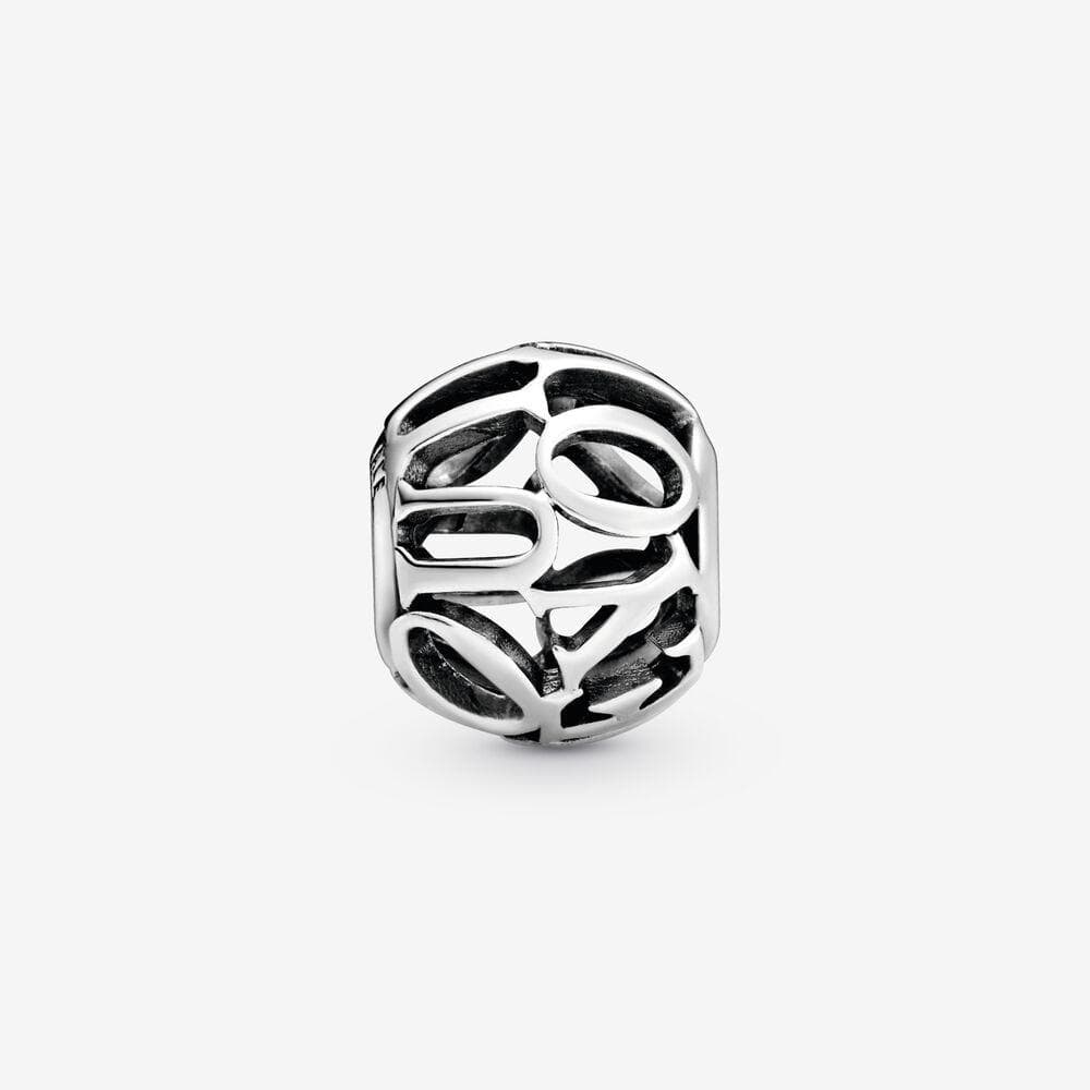 Pandora Charm con lavorazione openwork I Love You in Bead Charm Alba Gioielli - Casoria, commercioVirtuoso.it