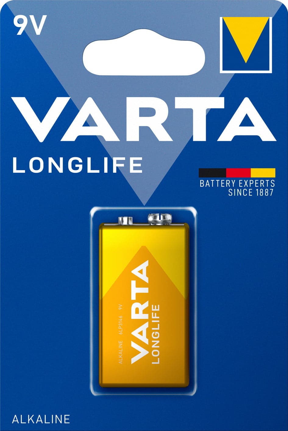 Blister 1 Batteria 9V Longlife Alcalina 6LP3146 in Pile monouso Scontolo.net - Potenza, commercioVirtuoso.it