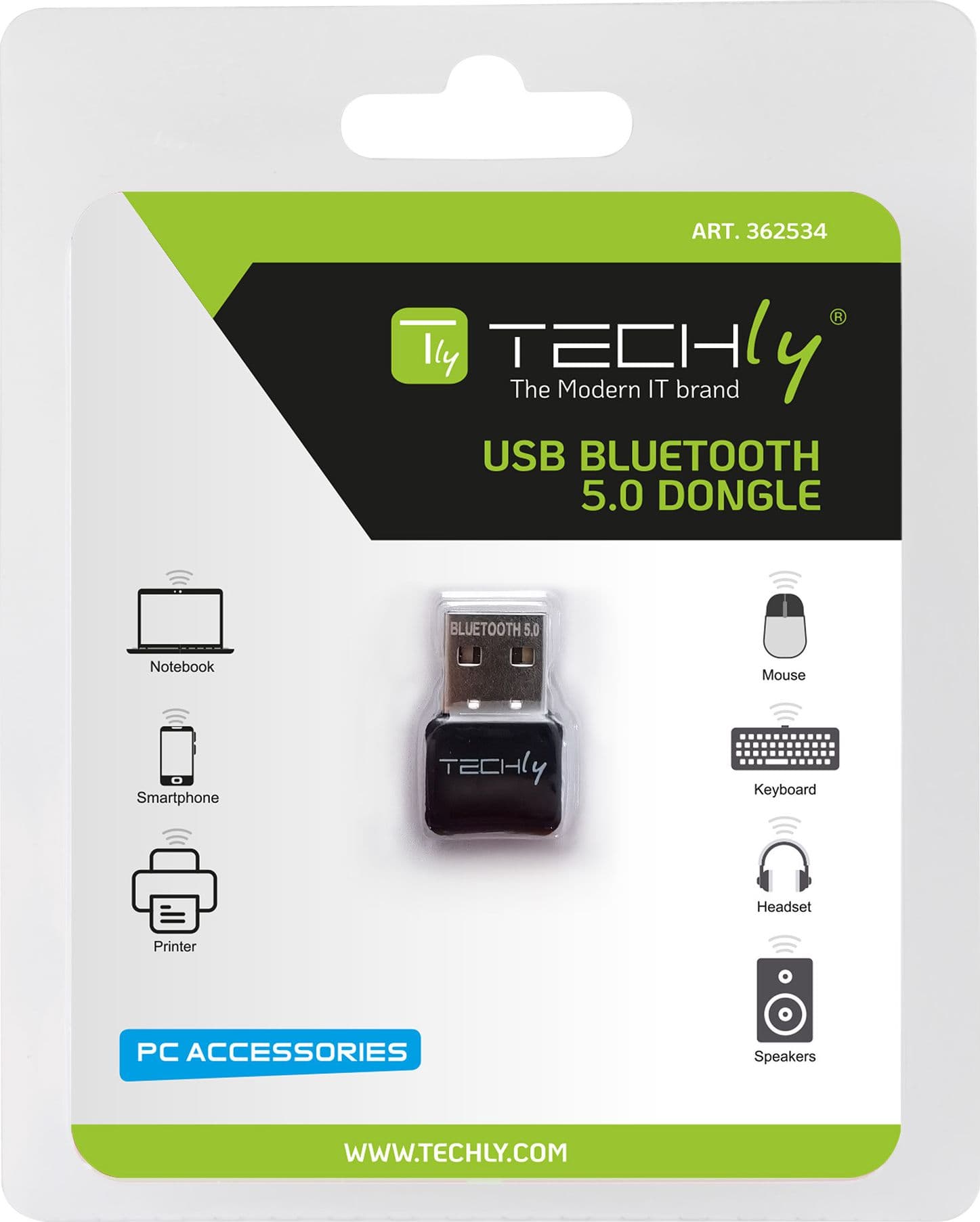 Adattatore USB Bluetooth 5.0 per PC Dongle Classe 2 + EDR 10m in Adattatori USB wireless Scontolo.net - Potenza, commercioVirtuoso.it