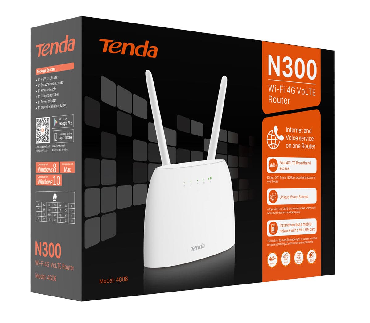 Router Wireless 300Mbps 4G VoLTE, 4G06 in Adattatori PowerLAN Scontolo.net - Potenza, commercioVirtuoso.it