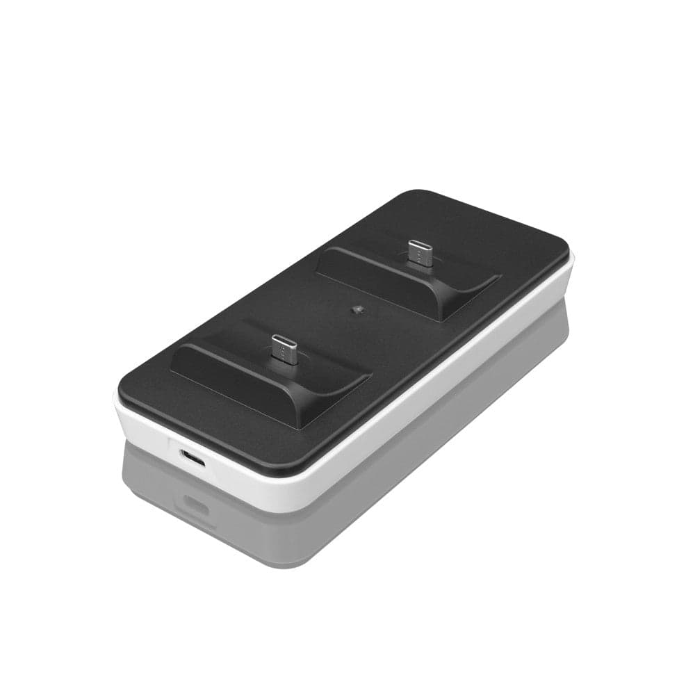 Docking Station Base Ricarica Doppio Controller PS5 USB-C&trade Bianco/Nero in Caricabatterie Scontolo.net - Potenza, commercioVirtuoso.it