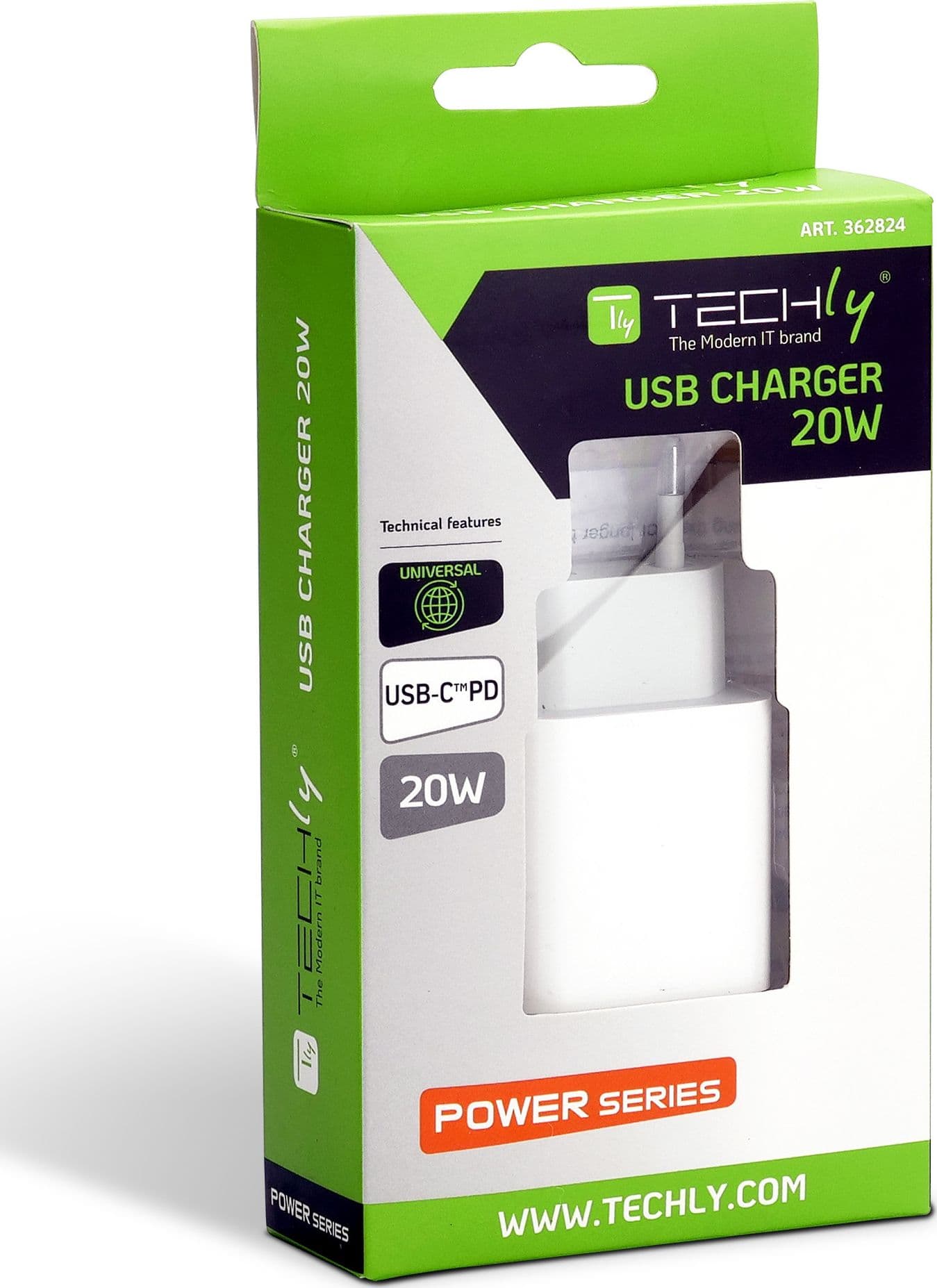 Caricatore Alimentatore USB-C&trade da Muro 20W PD per Smartphone o Tablet in Caricabatterie da muro Scontolo.net - Potenza, commercioVirtuoso.it