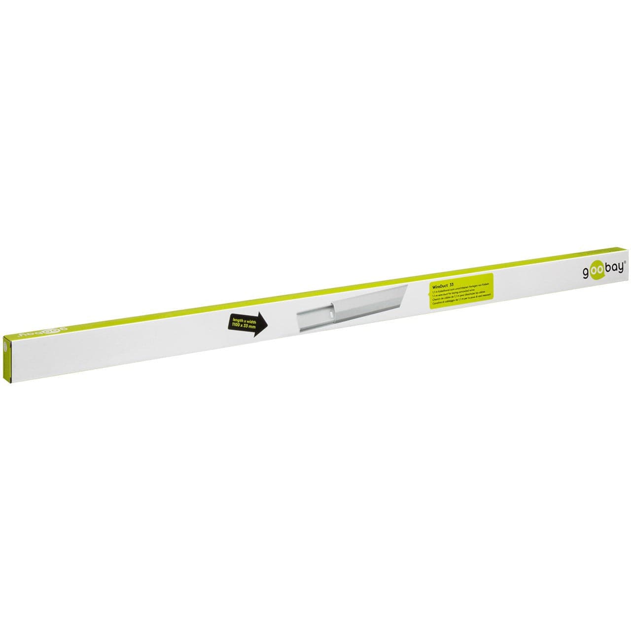 Canalina Passacavi in Alluminio per Cablaggio 33mm lunga 1,1 m Bianco in Canaline fili elettrici Scontolo.net - Potenza, commercioVirtuoso.it