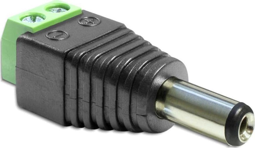 Adattatore Alimentazione Plug DC 2.5x5.5mm Maschio Terminal Block 2 pin in Adattatori Scontolo.net - Potenza, commercioVirtuoso.it