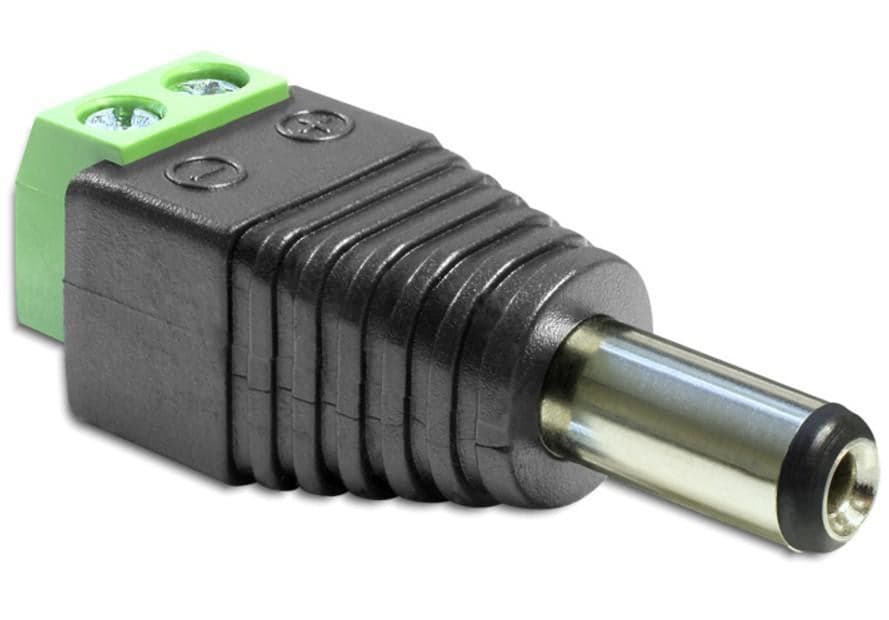 Adattatore Alimentazione Plug DC 2.5x5.5mm Maschio Terminal Block 2 pin in Adattatori Scontolo.net - Potenza, commercioVirtuoso.it