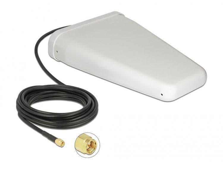 Antenna LTE Direzionale da Esterno SMA 7-9dBi Cavo RG-58 5m Bianco in  Scontolo.net - Potenza, commercioVirtuoso.it
