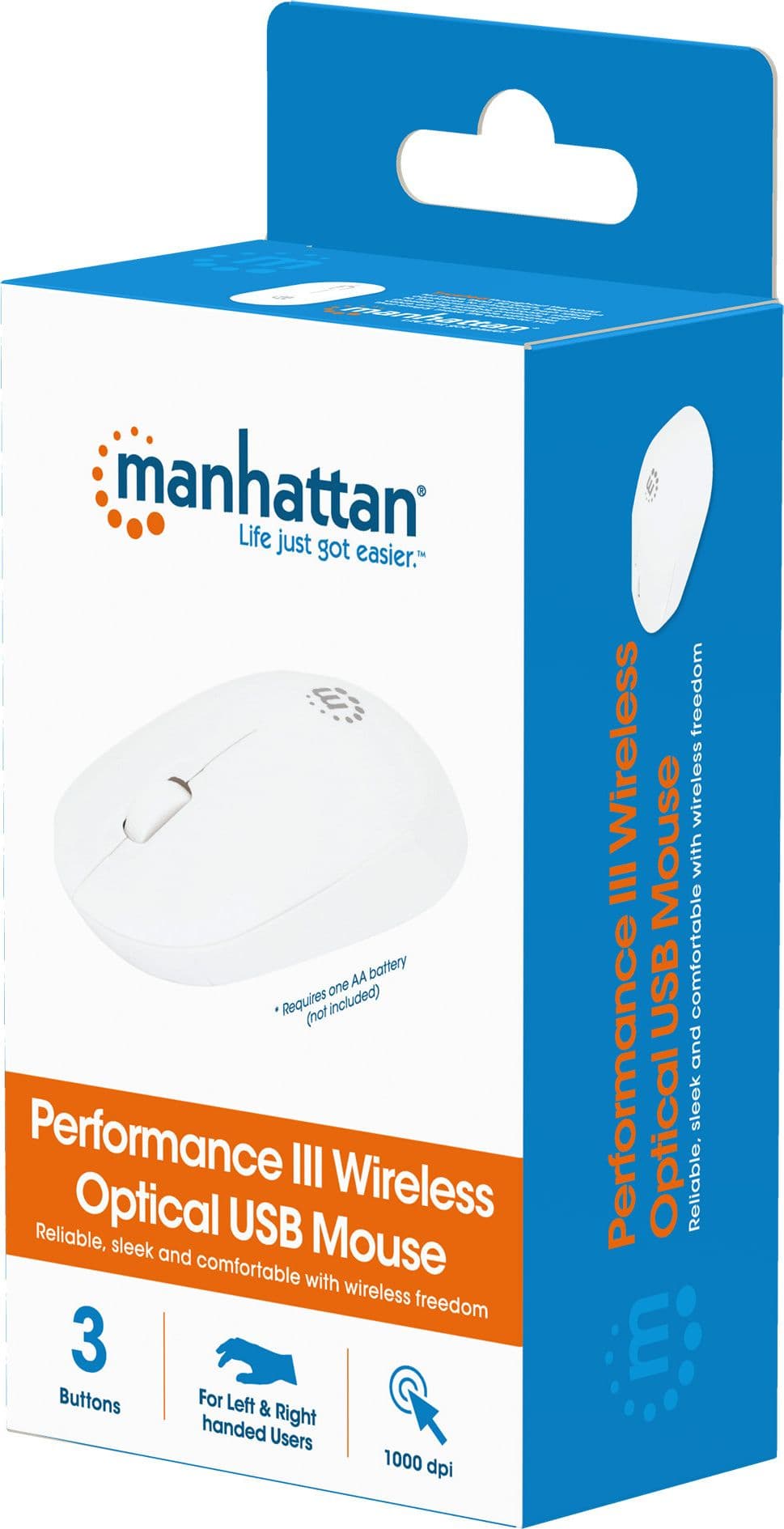 Mouse Ottico USB Wireless Performance III Bianco in  Scontolo.net - Potenza, commercioVirtuoso.it