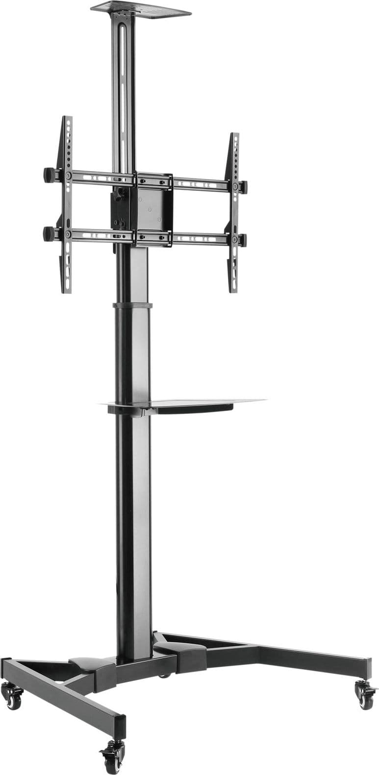 Supporto da Pavimento con Mensola TV/LED/LCD 37''-70'' Nero in Supporti da parete e da soffitto Scontolo.net - Potenza, commercioVirtuoso.it