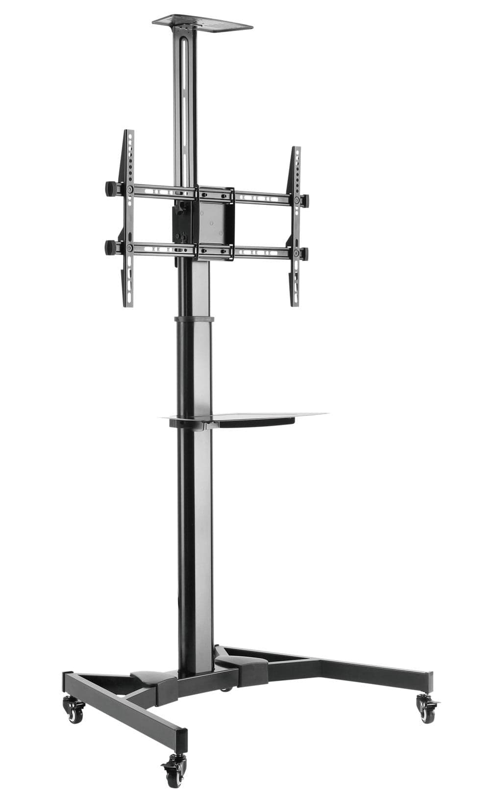 Supporto da Pavimento con Mensola TV/LED/LCD 37''-70'' Nero in Supporti da parete e da soffitto Scontolo.net - Potenza, commercioVirtuoso.it