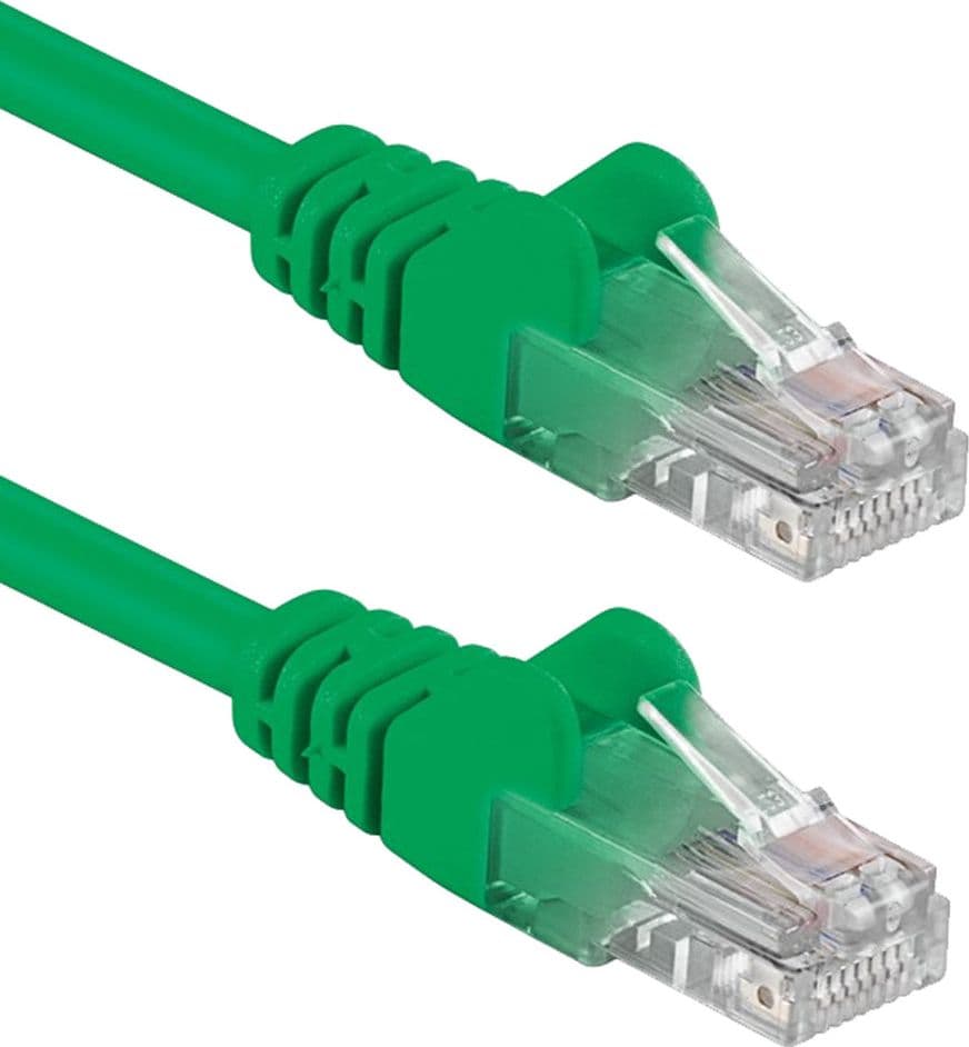 Cavo di rete Patch in CCA Cat.5E Verde U/UTP 10m in Cavi Ethernet Scontolo.net - Potenza, commercioVirtuoso.it