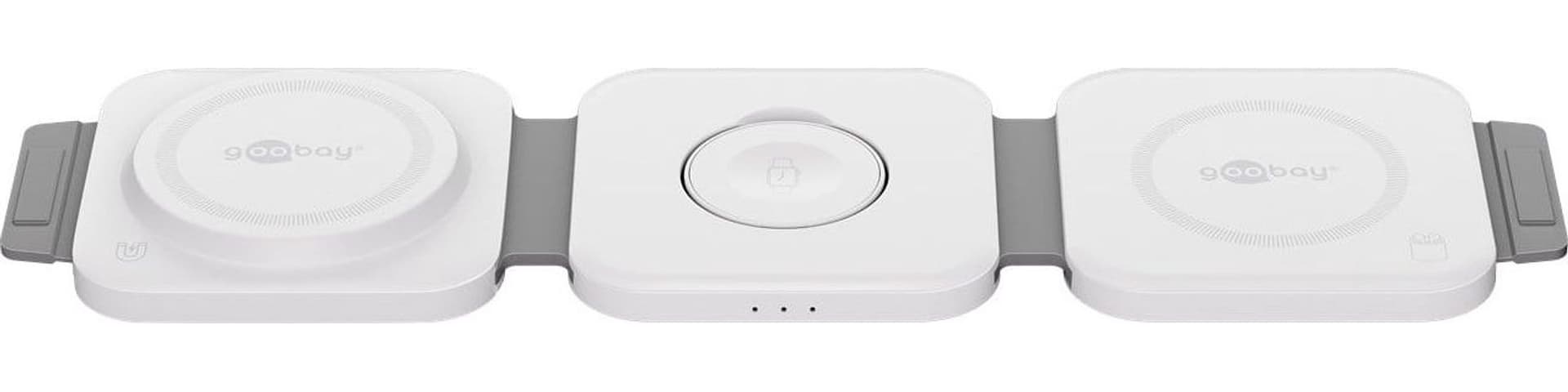 Caricatore Qi Wireless Caricabatterie 3in1 Stazione di Ricarica Pieghevole 15W in Caricabatterie a induzione Scontolo.net - Potenza, commercioVirtuoso.it