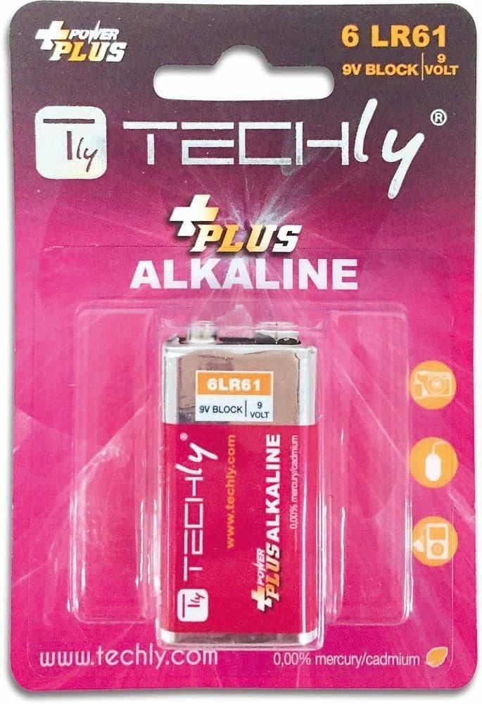 Blister 1 Batteria Power Plus Alcalina 6LR61 9V in Pile monouso Scontolo.net - Potenza, commercioVirtuoso.it
