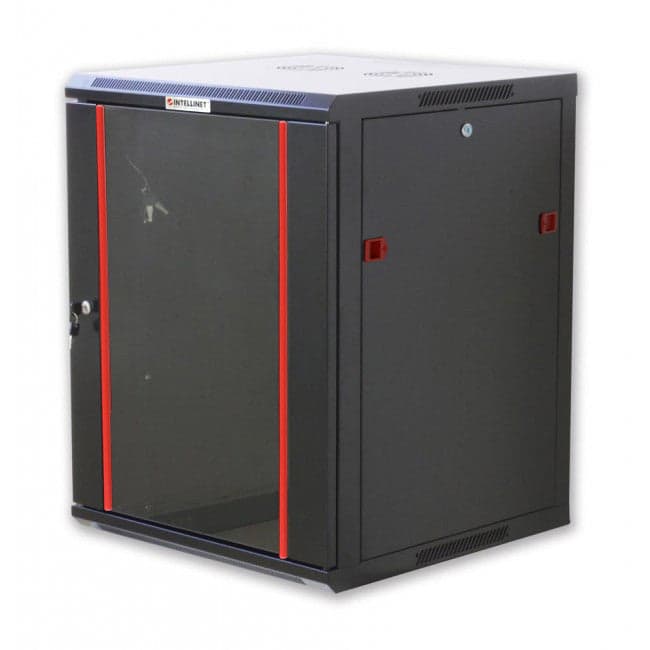 Armadio Rack 19'' a muro 12 unit&agrave sezione unica prof. 600mm Nero in  Scontolo.net - Potenza, commercioVirtuoso.it