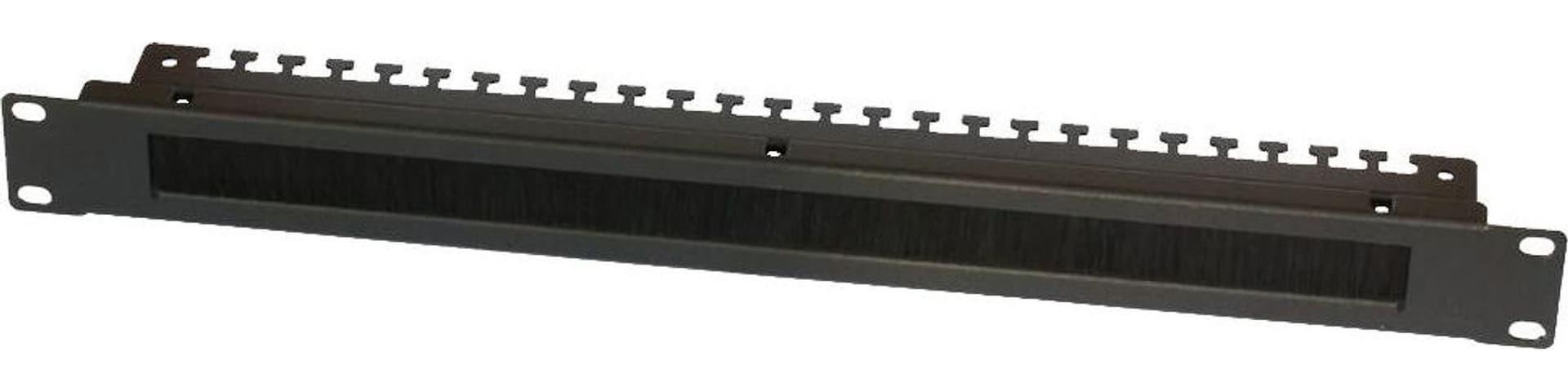 Pannello Passacavi 1U con Coda Fissacavi e Spazzola Antipolvere Nero in Guaine per cavi Scontolo.net - Potenza, commercioVirtuoso.it