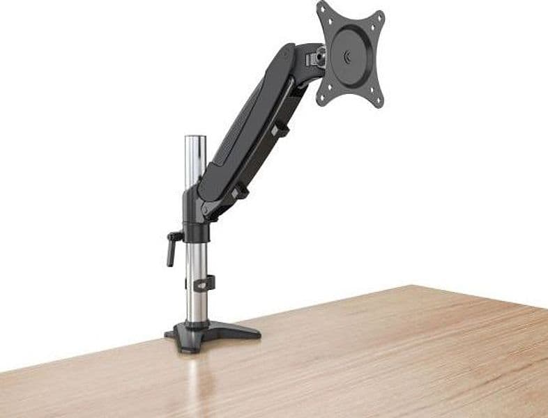Supporto Tubolare a Gas da Scrivania per Monitor 15-27'' 360mm Nero in Supporti Scontolo.net - Potenza, commercioVirtuoso.it