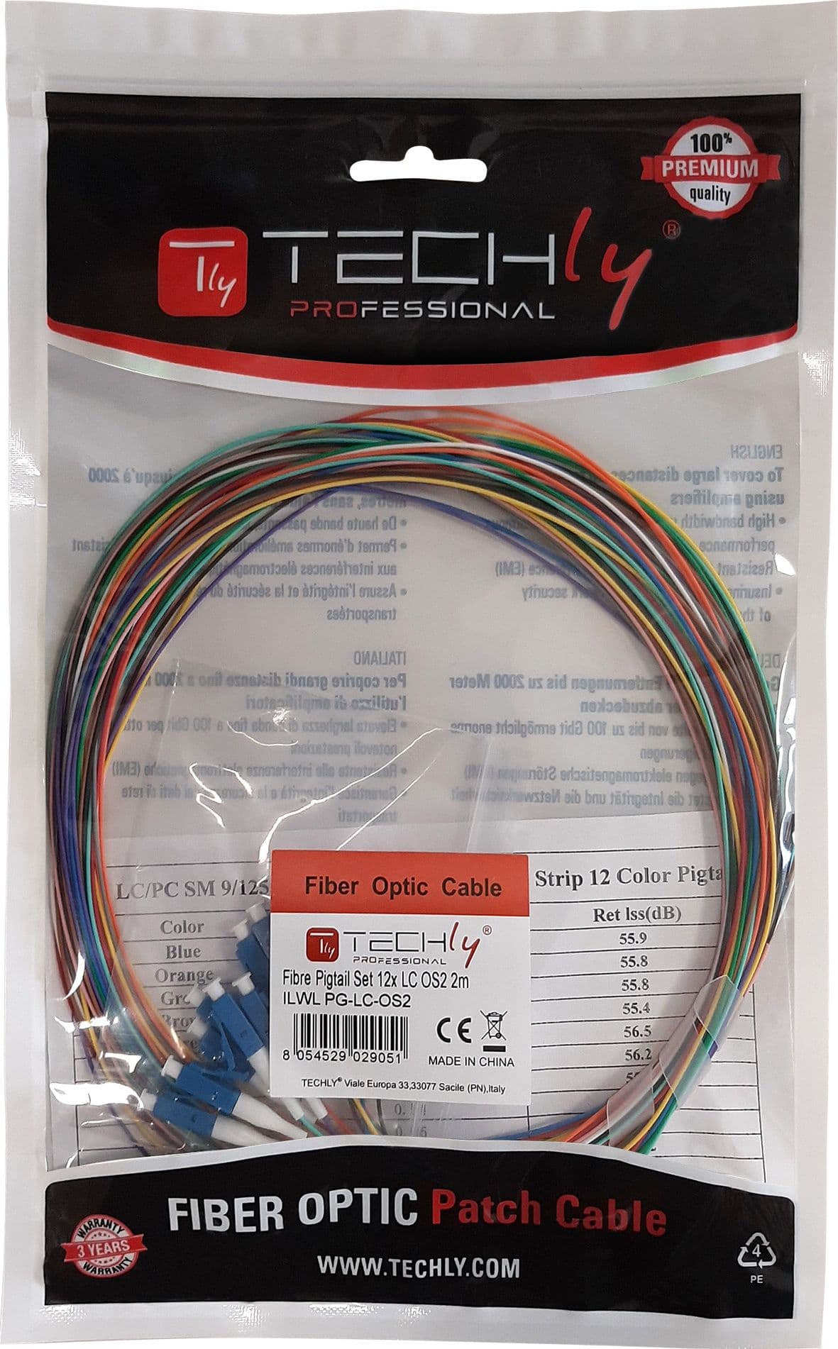 Set 12 Pigtail Fibra Ottica Monomodale OS2 LC 9/125 2 m in  Scontolo.net - Potenza, commercioVirtuoso.it