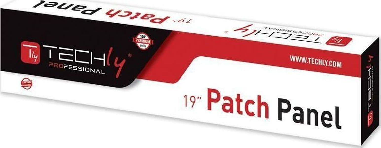 Pannello Patch STP 24 Posti RJ45 cat. 6A Techly in Pannelli patch Ethernet Scontolo.net - Potenza, commercioVirtuoso.it
