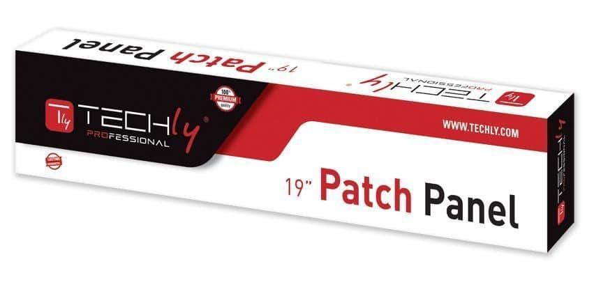 Pannello Patch STP 24 Posti RJ45 cat. 6A Techly in Pannelli patch Ethernet Scontolo.net - Potenza, commercioVirtuoso.it