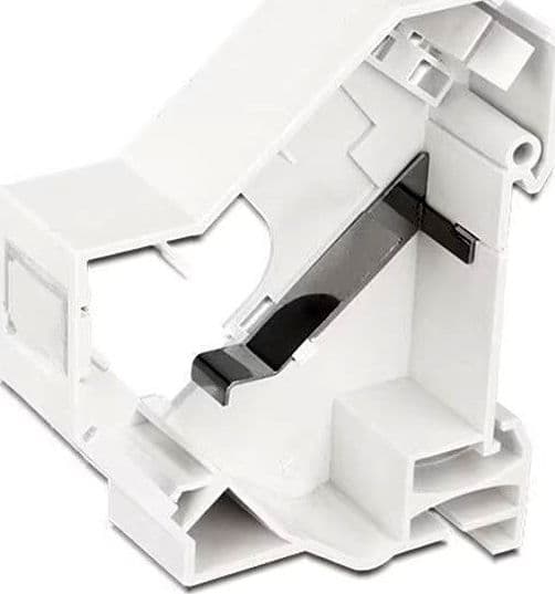 Adattatore su barra DIN per modulo RJ45 Keystone Schermato in Adattatori Scontolo.net - Potenza, commercioVirtuoso.it
