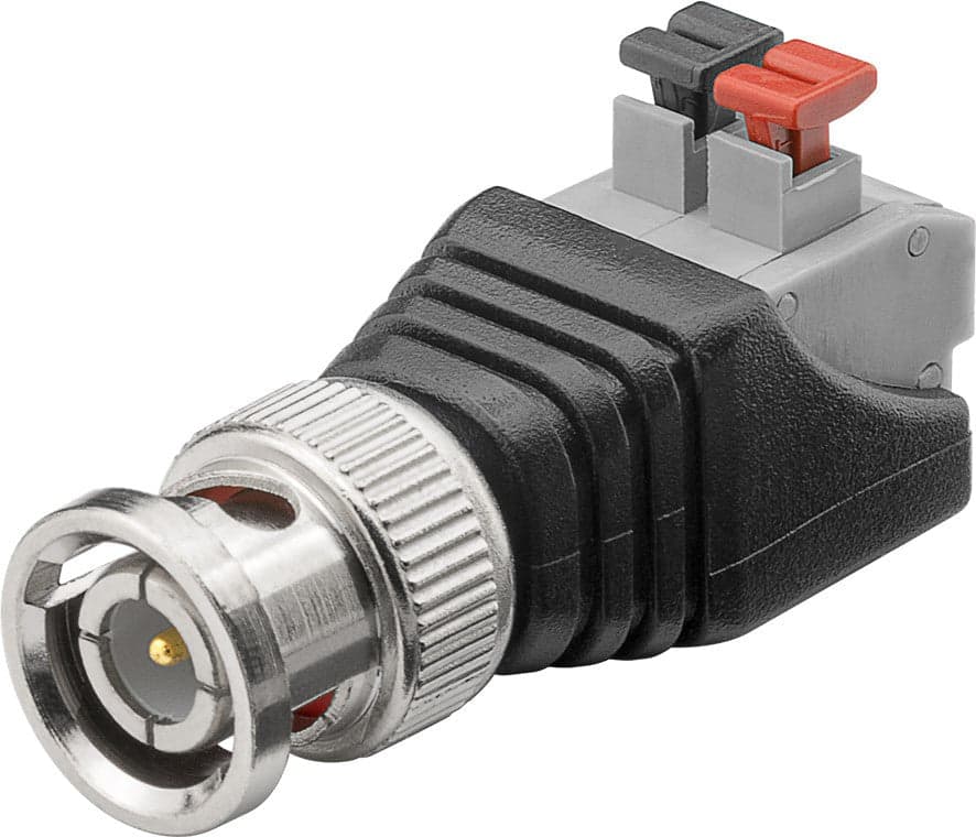 Adattatore BNC Maschio Terminal Block 2 pin con Pulsante in Adattatori Scontolo.net - Potenza, commercioVirtuoso.it