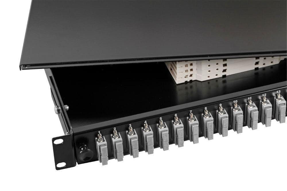 Cassetto Ottico 19'' con 24 bussole SC Duplex Multimodale OM2 Nero in  Scontolo.net - Potenza, commercioVirtuoso.it